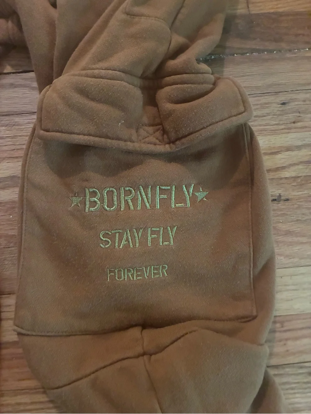 Born Fly Brown & Camo Hoodie - 